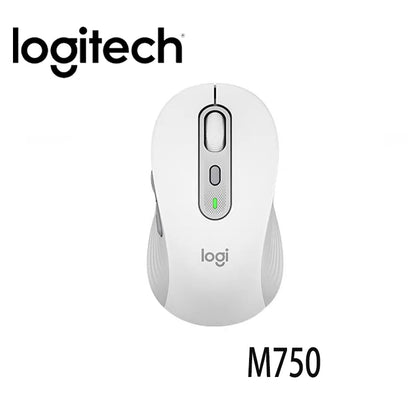 Logitech M750 Wireless Mouse Silent Click, Bluetooth/2.4GHz, Ergonomic, Multi-Device, Compatible with PC Laptop Office Home