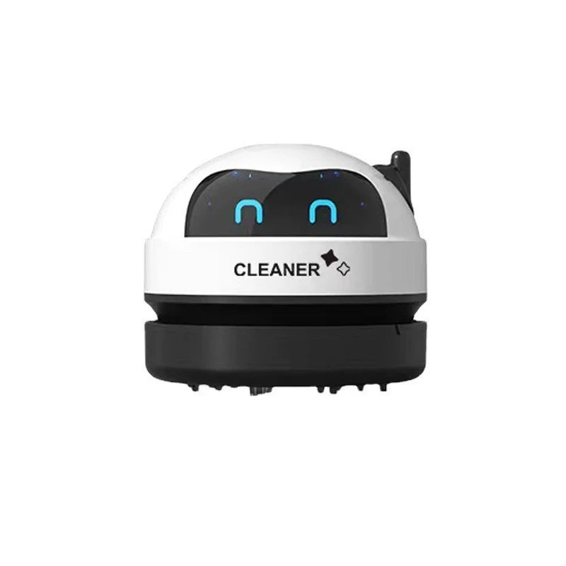 Desktop Mini Rechargeable Vacuum Cleaner Portable Car & Keyboard Dust Extractor with Rubber Shavings Cleaning for Home & Office