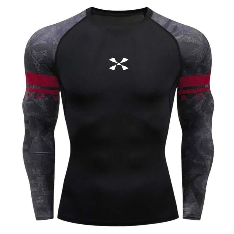Cody Lundin Men's Compression Gym Wear Swim T Shirt Wholesale Men Gym Wear Slim Fit Rash Guard Compression T Shirt
