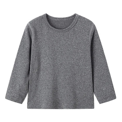 1/3/5 Pack Children's Solid Color Long Sleeve T-shirt Boys' Casual Joker bottoming shirt Girls' Comfortable Brothers and Sisters