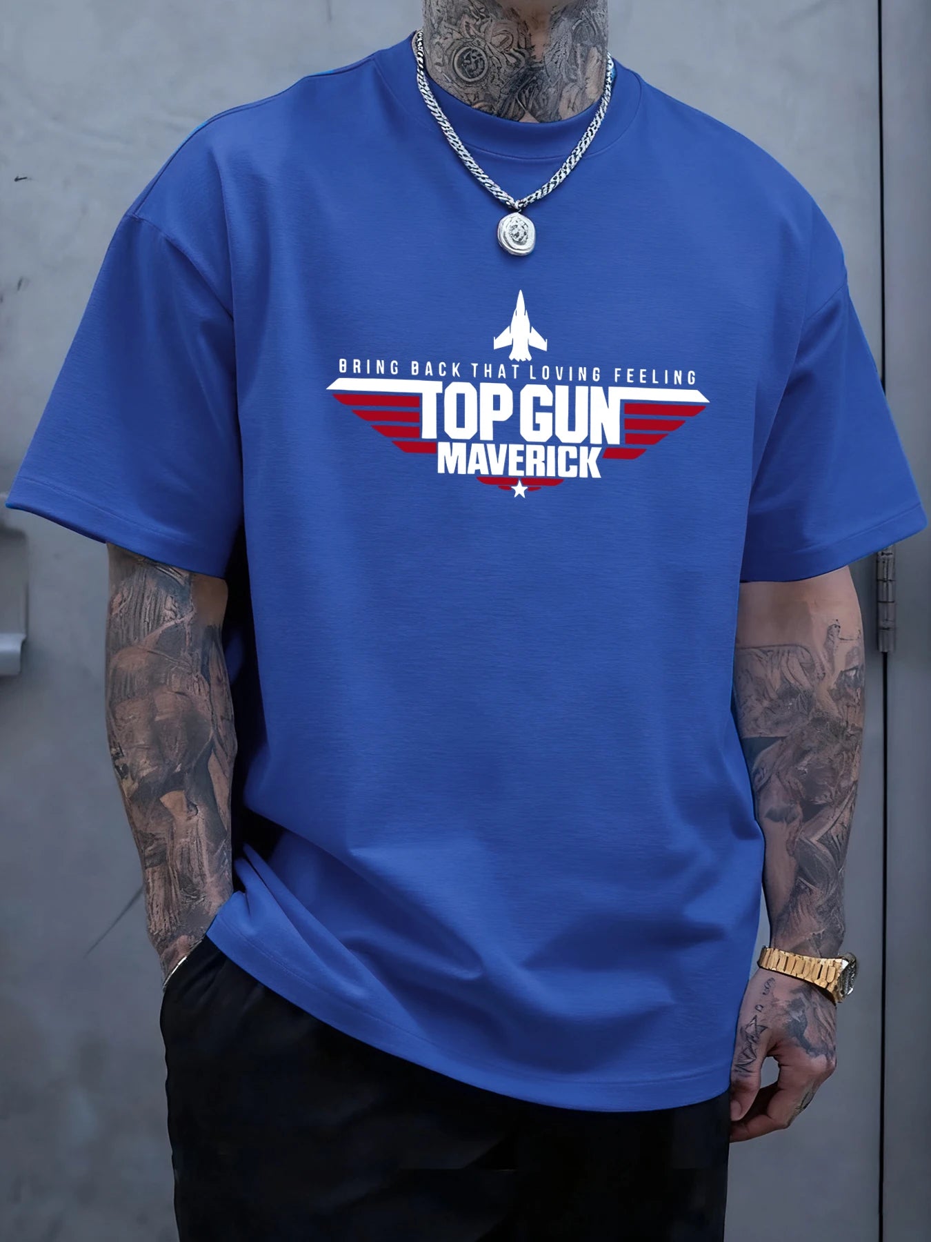 Top Gun Maverick Printing T Shirts Man Cotton Fashion T-Shirt Unisex Casual Oversize Clothes Soft Summer Trendy Street Tops