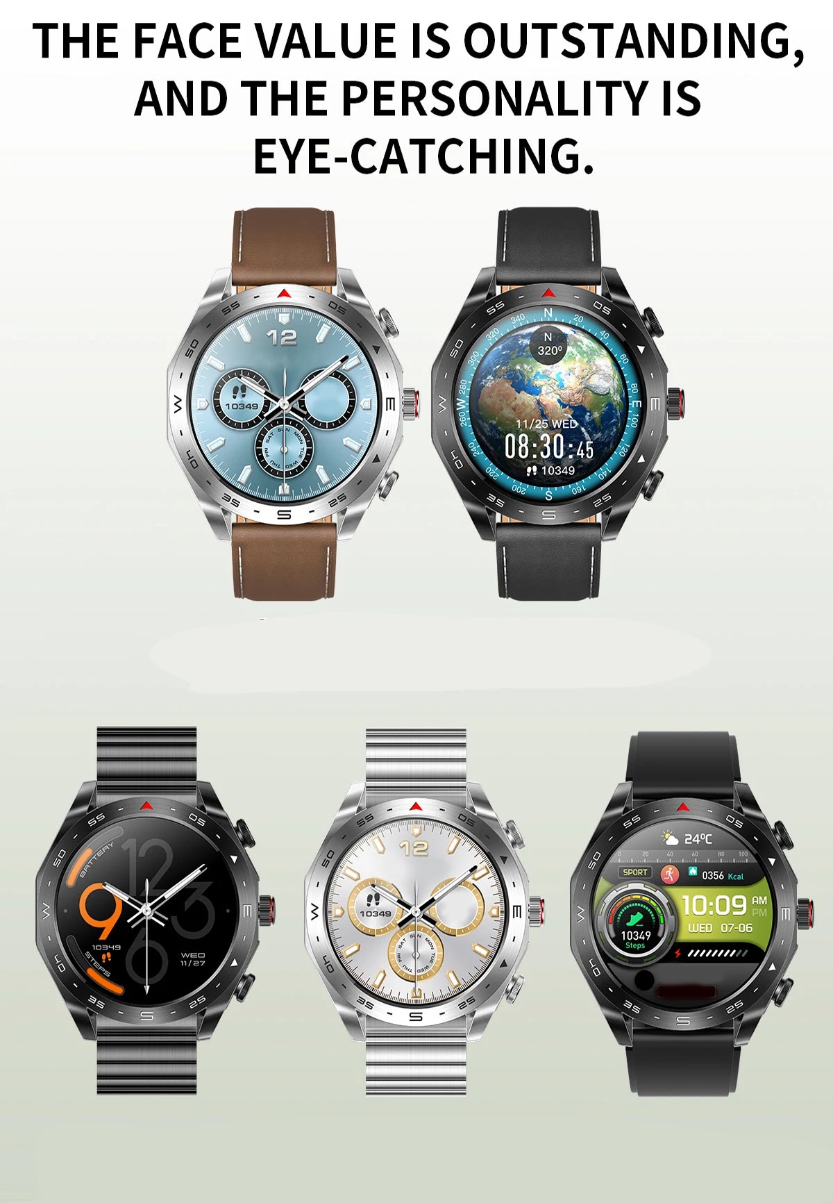 2024 New Smart Watch TWS 2-in-1 Bluetooth Earphones AI Voice SIRI Wake Up Motion Trajectory Tracker Men's and Women's Smartwatch