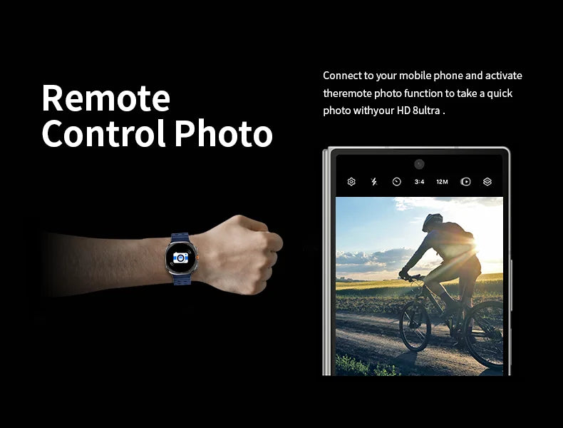 Smart Watch 8 Ultra New Color Matching GPS Compass Smartwatch Bluetooth call NFC IP68 Waterproof Health monitoring Reduction100%