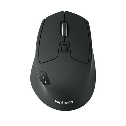 Logitech M720 Wireless Bluetooth Mouse Dual Mode Multi-Device Office Efficient Comfortable for Laptop Accessories