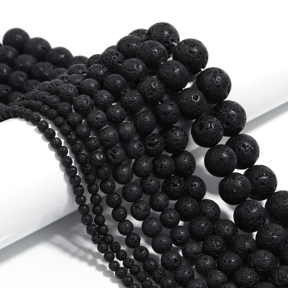 Natural Stone 4 6 8 10 12mm Round Tiger Eye Amethyst Agate Jades Stone Spacer Bead For Jewelry Making Diy Bracelet Needlework