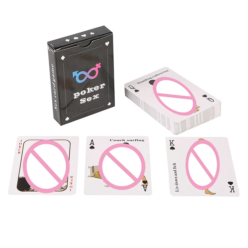 English & Spanish Sexual Position Cards Role Playing Adult Games Bedroom Commands Sex Toys For Couples 18+ Erotic Products