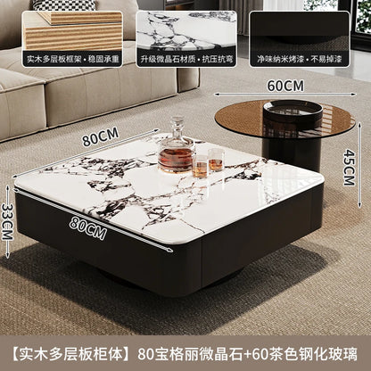 Standing Aesthetic Coffee Table Decoration Luxury Bedroom Living Room Designer Side Table Writing Mesa Auxiliar Salon Furniture
