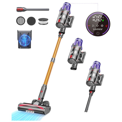 Laresar v7 Cordless Vacuum Cleaner 500W 50KPA Suction Power Handheld smart Home appliance Dust Cup Removable Battery