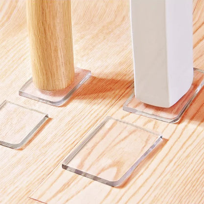Silicone Anti Vibration Mat Washing Machine Anti-Vibration Pads Transparent Non-Slip Feet Protectors Clear Furniture Pads