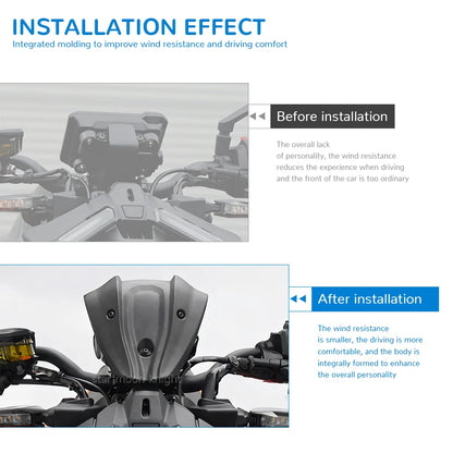 Motorcycle Accessories Deflector Wind Shield For 990Duke For Duke 990 2024 2025 Fly Screen Front Small Windshield Fairing