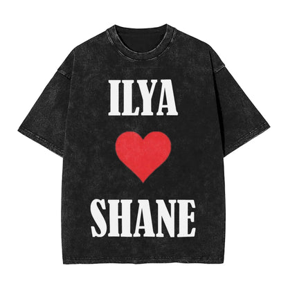 Heated Rivalry Ilya Rozanov T Shirts Hip Hop Washed Short Sleeve Harajuku T-Shirt for Men Women Tops Streetwear Printed Tees