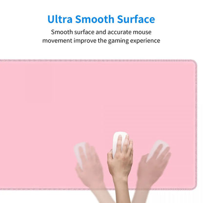 900x400x2mm Mouse Pad Gamer Women Large Home HD Desk Mats Mouse Mat Pink Anti-slip Soft Carpet Office Gamer Mice Pad Table Mat