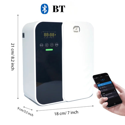 Aroma Diffuser 500ml Large Tank Relaxing Essential Oil Diffuser Silent Humidifier with LED Night Light for Home/Office