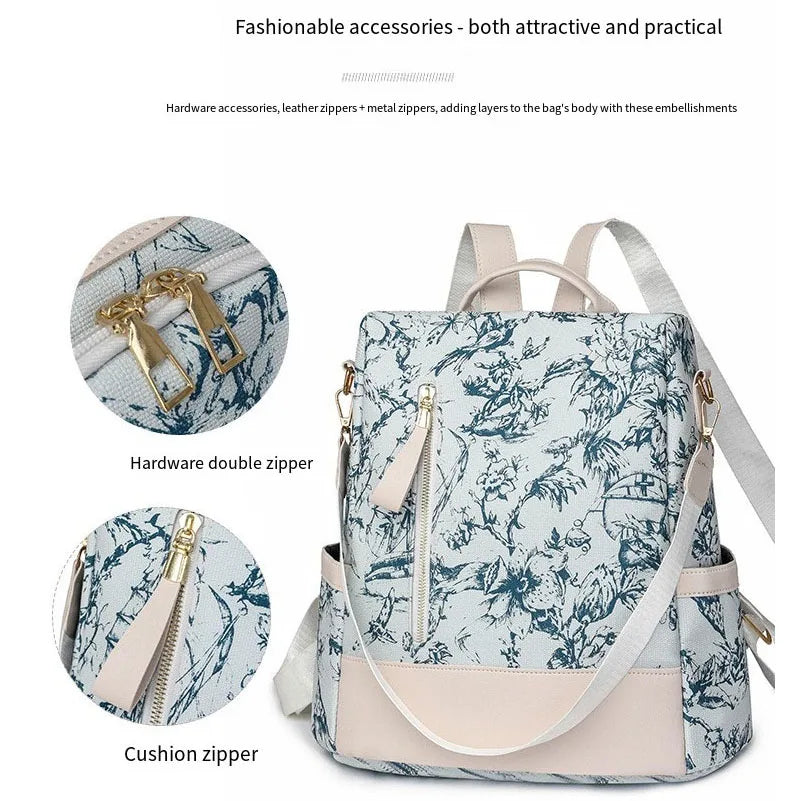 Fashionable Women's Bags, Trendy Backpacks, Large-Capacity Simple Handbags, Retro-Style Casual Bags, High-End Shoulder Crossbody Bags, Student Bags, Multi-Purpose Storage Bags