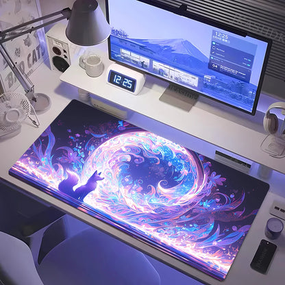 XXL Mouse Pad Gamer New HD Home Large Desk Mats MousePads Mouse Mat kawaii Fox Laptop Office Gamer Anti-slip Mice Pad Table Mat