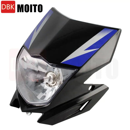 Headlight Assembly For Yamaha XTZ125 Fairing Motorcycle Headlamp Enduro Accessories Dirt Bike Head Lamp Motocross