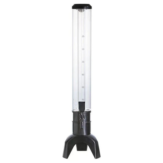 3L Beer Dispenser Beer Tower with Spigot & Ice Tube Beverage Dispenser Transparent Drink Dispenser Bar Accessories