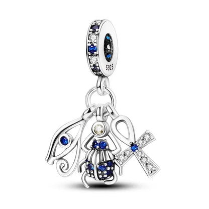 Hot Sale 925 Silver Color Evil Eye Charm Demon Eye Bead For Original  Bracelet&Bangle DIY Making Fashion Jewelry Gift
