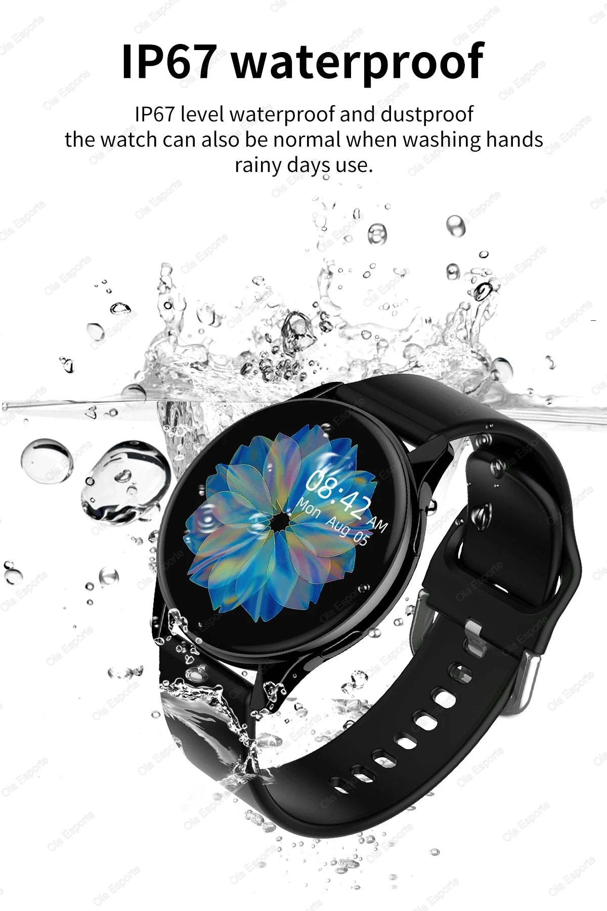 Smartwatch Women Watch 6 Health Monitoring Watch Waterproof Voice Assistant Bluetooth Call Smart Watch 2025 New Sports Watch
