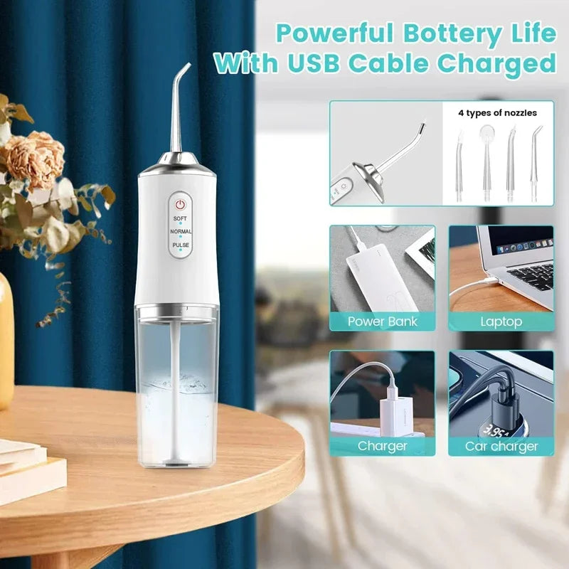 Oral Irrigator Dental Water Jet Flosser Appliance Pick Floss Dentistry Mouth Washing Machine Teeth Whitening Cleaning Tools