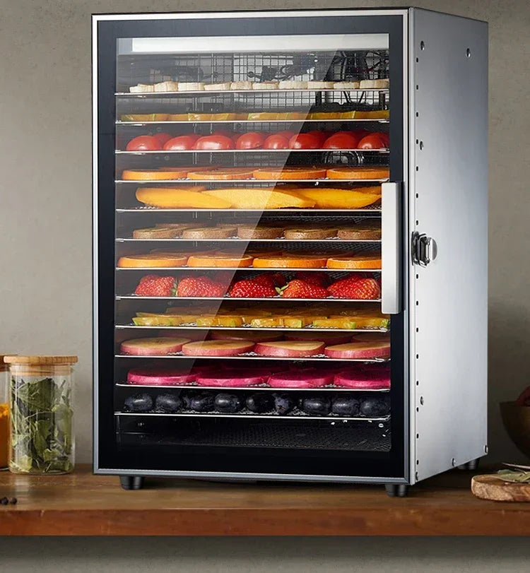 Dried Fruit Machine Solute Beans Fruit Dryer Food Commercial Pet Snacks Jerky Meat Household Food Air Dryer Home Appliance