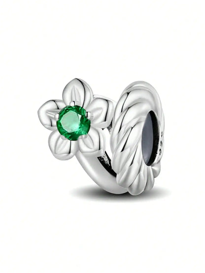 925 Sterling Silver Small Fresh Four Leaf Clover Series Charms Bead Diy Bracelet Necklace Making Gift Of High Quality Jewelry