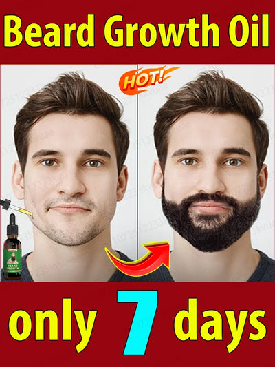 Make your beard thicker, longer and more mature with the latest beard growth liquid in 2025.