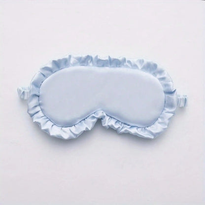 Imitated Silk Eye Patch Shading Sleep Eye Mask Eyepatch Travel Relax Cover Eyeshade Health Sleeping Shield Eye Care Tools