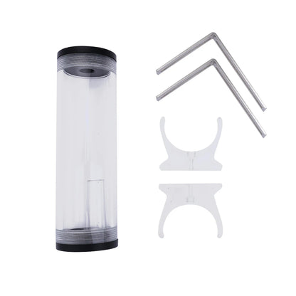 160mm/110mm Transparent Water Cooling Tank Acrylic Cylinder Water Reservoir G1/4 Thread Water Cooling Rasdiator For PC Computer