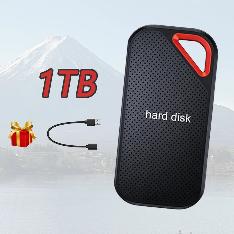 External Hard Drive E81 Shockproof Design Hard Disk Portable Solid State Drive For High Speed Storage Device For Laptop PC