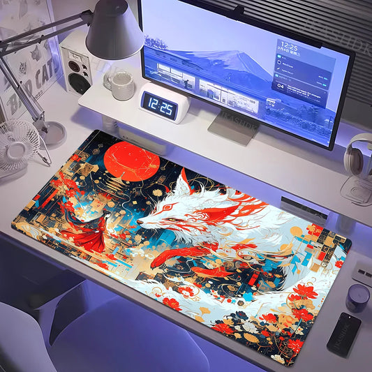 XXL Mouse Pad Gamer New HD Home Large Desk Mats MousePads Mouse Mat kawaii Fox Laptop Office Gamer Anti-slip Mice Pad Table Mat