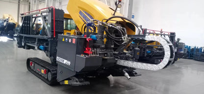 Efficient 35T Horizontal Directional Drill with Drilling Fluid System for Challenging Subsurface and River Crossing Jobs
