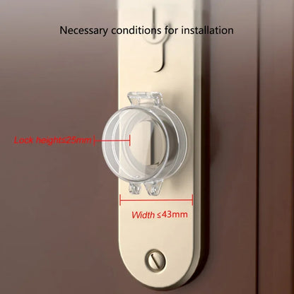 1/3/5Pcs Baby Safety Protection Door Lock Cover Home Bedroom Door Switch Anti-Locking Lid Kids Protective Products