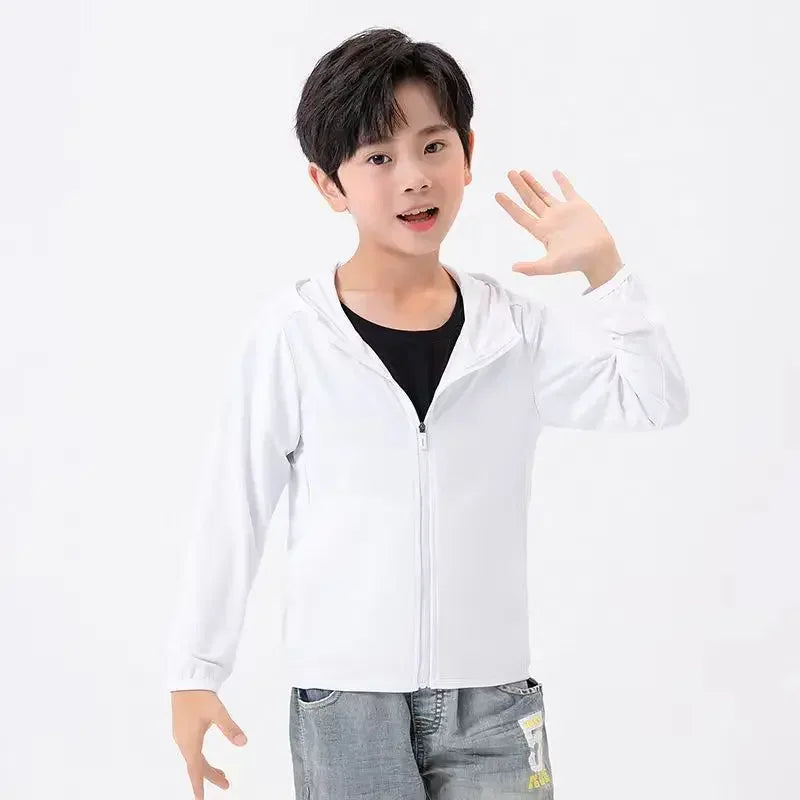 Summer Skin Clothing for Men and Women, Adult Parent-child Children Sun Protection Clothing Sunshade Clothing Outdoor