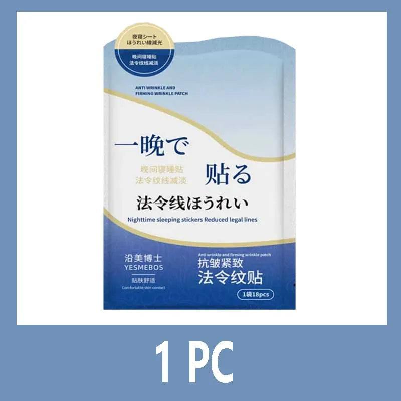 Collagen Nasolabial Folds Patch Contain Hyaluronic Acid  Instant Firming Skin Fade Fine Lines Deep Moisturizing Facial Mask