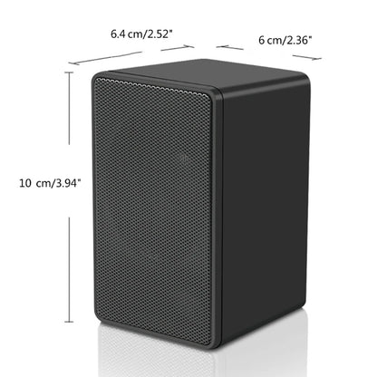 USB Wireds Speaker Stereo Subwoofer Sound Box 3.5mm Input USB Power Computer Speaker for Desktop PC