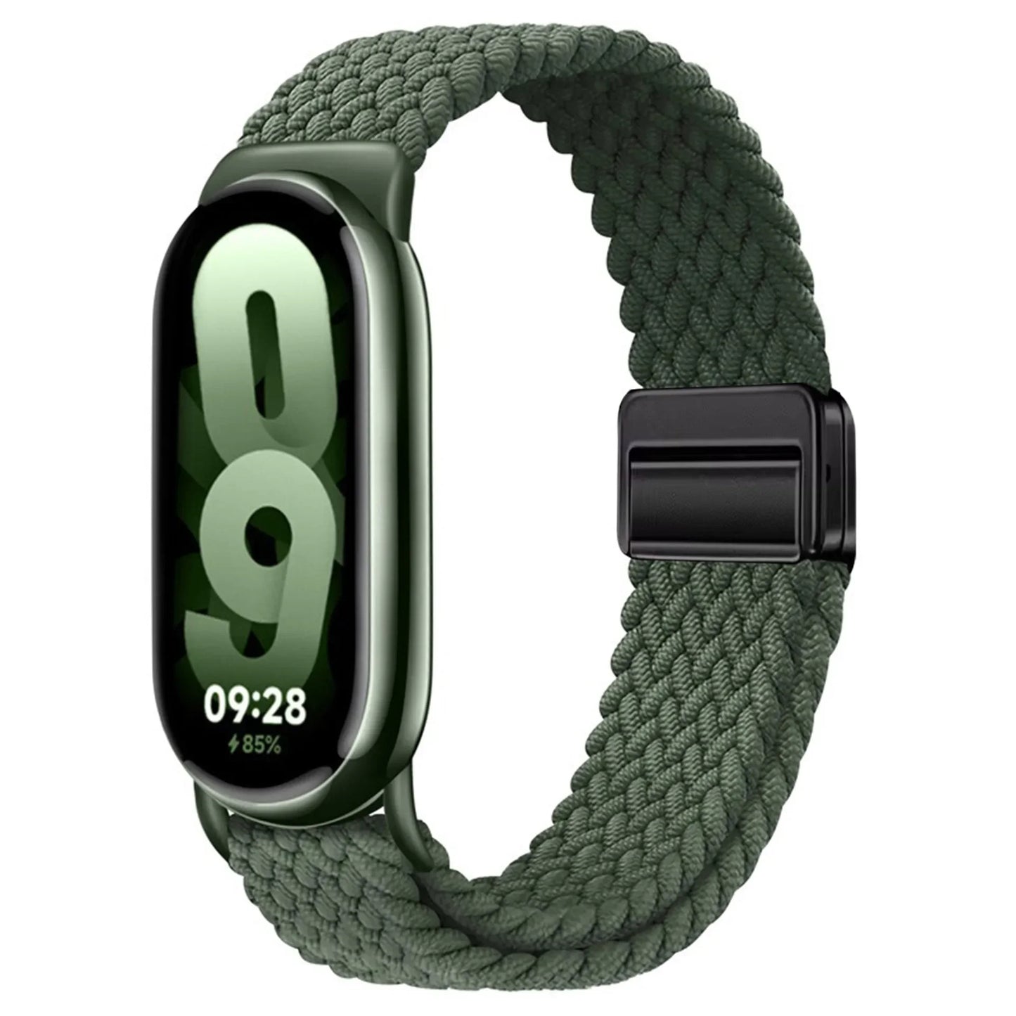 Braided Loop Strap For Xiaomi Band 9 8 Magnetic Buckle Mi band 9 Nylon Bracelet Comfortable Wristband For Mi Band 10 Accessories