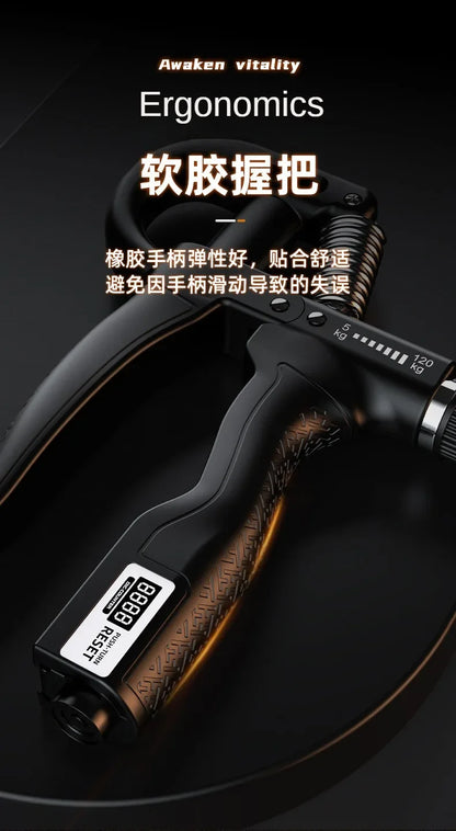 5-120Kg Handgrip Gym Fitness Men Adjustable Finger Heavy Exerciser Strength for Muscle Recovery Hand Gripper Trainer