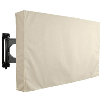 TV Weather and Dust proof Outdoor TV cover Beige 70 "75" 40 "46" 50 "55" 60 "65" Protective TV Screen Garden patio Outdoor TV