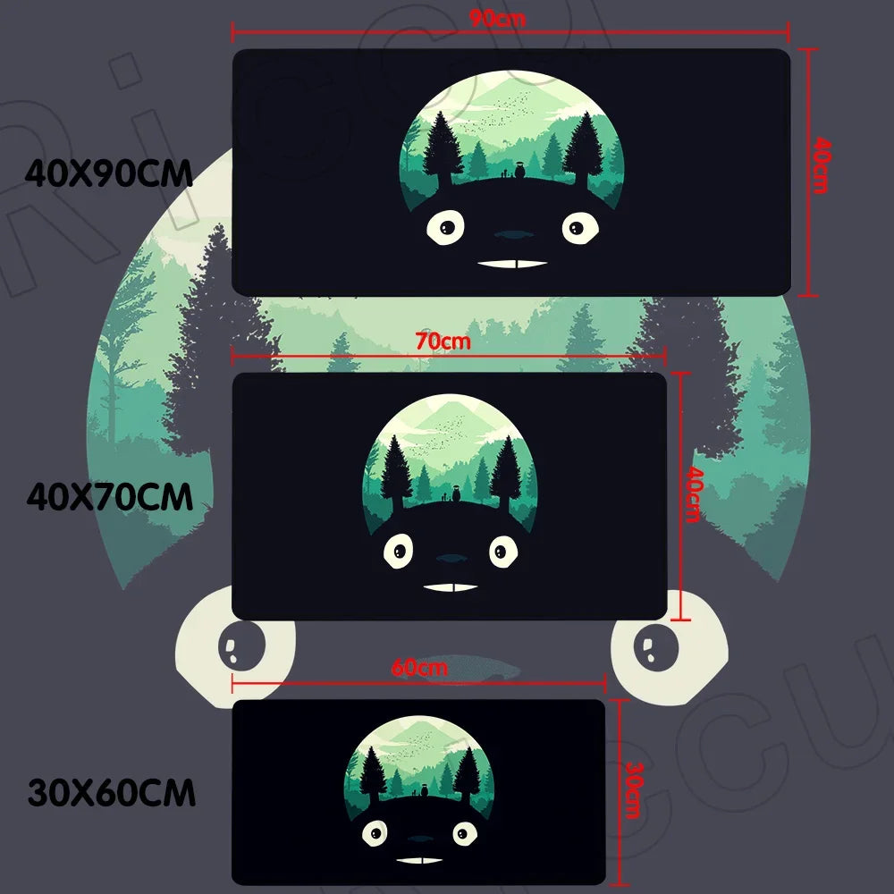 HD Xxl Office Computer PC Accessories 400X900mm Table Mat Gaming Kawaii Cat Mouse pad chinchilla Gamer Large Dragon Desk mat