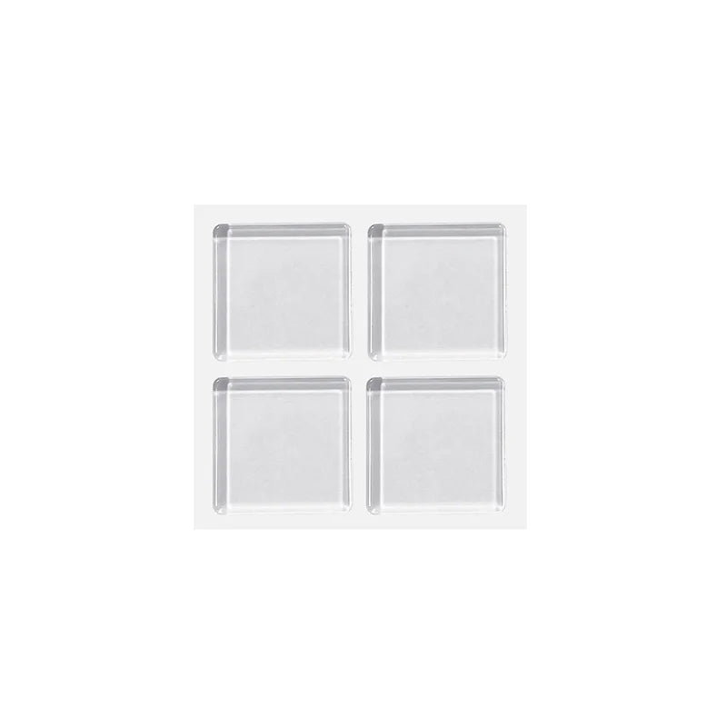 Silicone Anti Vibration Mat Washing Machine Anti-Vibration Pads Transparent Non-Slip Feet Protectors Clear Furniture Pads