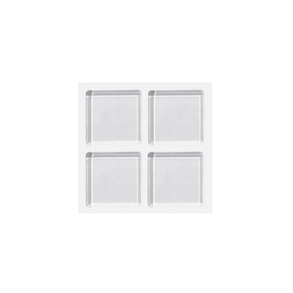 Silicone Anti Vibration Mat Washing Machine Anti-Vibration Pads Transparent Non-Slip Feet Protectors Clear Furniture Pads