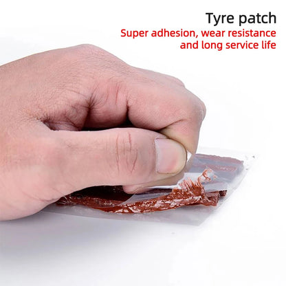 Car Motorcycle Tire Repair Tool Tire Repair Kit Studding Set Auto Bike Tubeless Tire Tyre Puncture Plug Tools with Rubber Strip