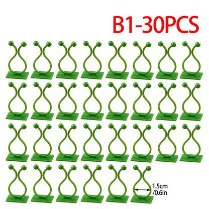 Plant Vine Traction Holder Invisible Plant Climbing Wall Fixture Clips Self-Adhesive Hook Indoor Outdoor Twisted or Fastened