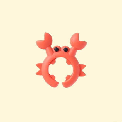 Crab-Shaped Silicone Spatula Holder - Heat-Resistant Kitchen Utensil Rest, Essential Cooking Accessory for Safe and Easy Storage