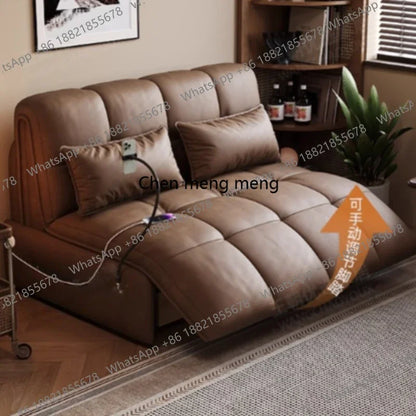 02M Luxury Multifunctional Couch European Latex USB Lounge Living Room Sofas Bed Chaise Foldable Divano Letto Furniture home Mod
