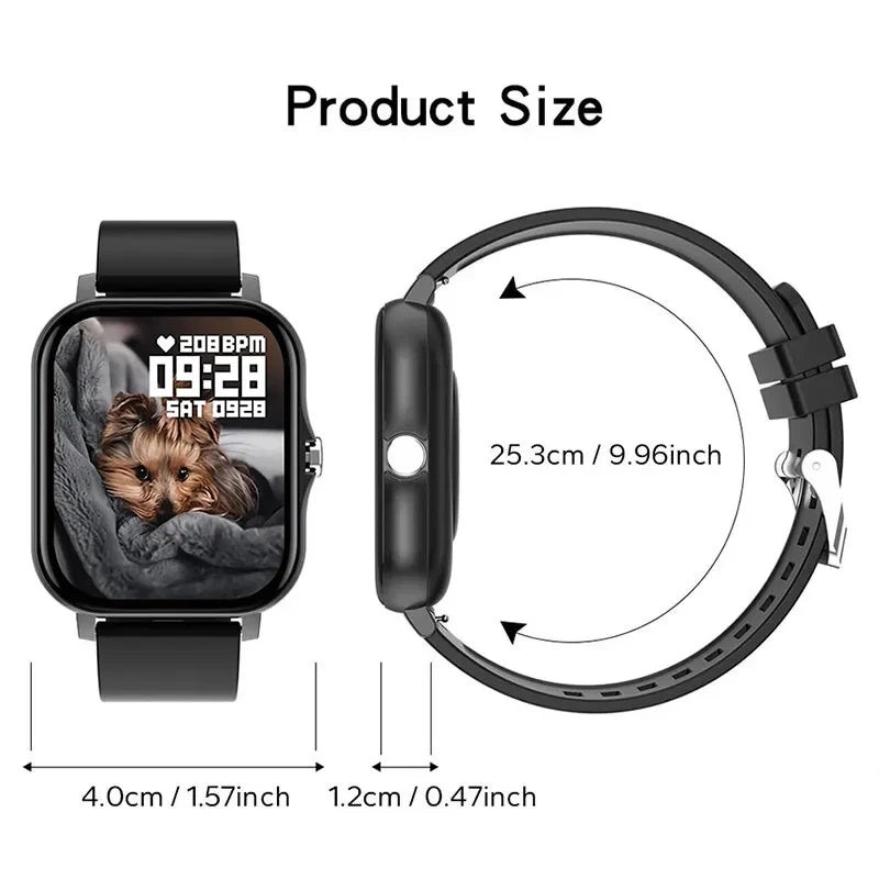 New Smart Watch 1.83inch Full Touch Screen Sport Fitness Watches BT Call Digital Smartwatch Wristwatch For Men Women Gift 2025