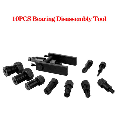Aluminum Wheel Bearing Kit Motorcycle Bearing Disassembly Tools Seal Driver Installer Remover Automotive Tools 10 Pcs/Set