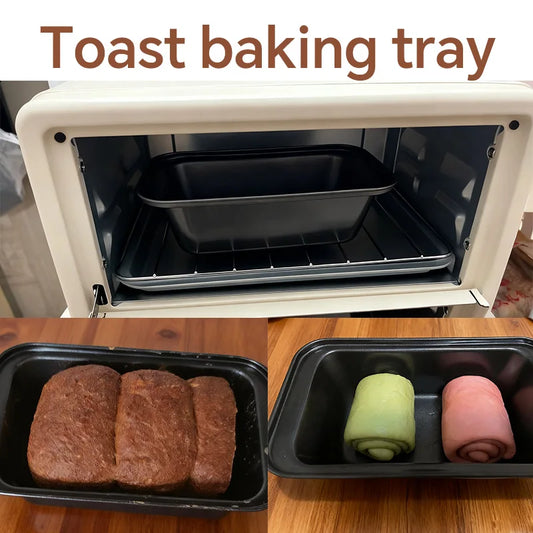Nonstick Baking Bread Loaf Pan Carbon Steel Toast Bread Pan Tin Kitchen Rectangle Bakeware for Brownies Meatloaf Kitchen Tools
