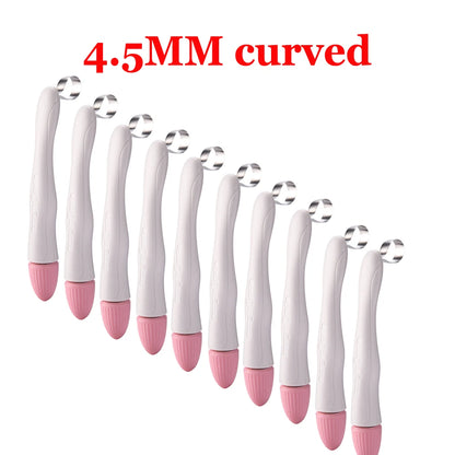 10/50pcs Dental Pro Matrix Bands Easyinsmile Preformed Adjustable Ring Matrices Molar Premolar 4.5/6MM Standard and Curved